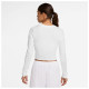 Nike Γυναικεία μακρυμάνικη μπλούζα Sportswear Chill Knit Longsleeve Cropped Top